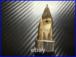 Parker 75 Cisele Sterling Silver XF Fountain Pen Very Good