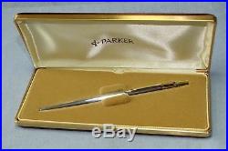 Parker 75 Classic Solid Sterling Silver Keepsake Ball Pen, Near Mint, In Box