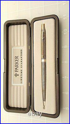 Parker 75 Classic Sterling Silver Ballpoint Pen New In Box Made In Usa