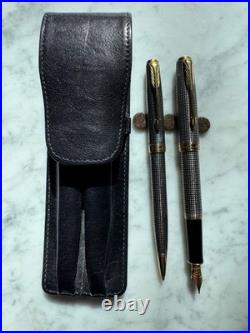 Parker 75 Classic Sterling Silver Writing Set (Three Pieces)