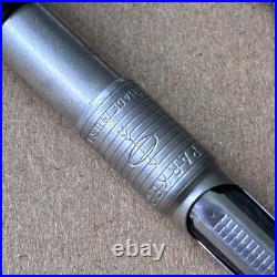 Parker 75 Fountain Pen Sterling Silver Barrel 14K Gold Nib F Size Made in USA