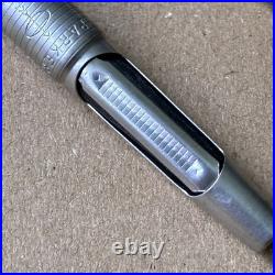 Parker 75 Fountain Pen Sterling Silver Barrel 14K Gold Nib F Size Made in USA