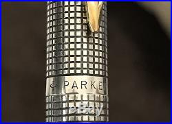Parker 75 Pen Sterling Silver Fountain Pen, Ball Point, Propelling Pencil Mint