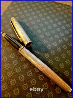 Parker 75 Rollerball Sterling Silver 925 Rare Ferns Pattern France