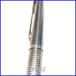 Parker 75 Sterling Silver Ballpoint Pen In Box Made In Usa Mint