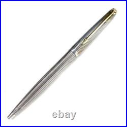 Parker 75 Sterling Silver Ballpoint Pen In Box Made In Usa Mint