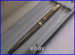Parker 75 Sterling Silver Cap Actuated Ballpoint Pen / New In Box / France