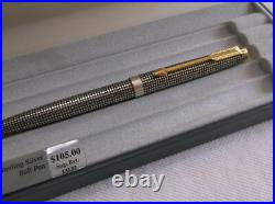 Parker 75 Sterling Silver Cap Actuated Ballpoint Pen / New In Box / France