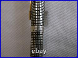 Parker 75 Sterling Silver Cap Actuated Ballpoint Pen / New In Box / France