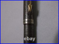 Parker 75 Sterling Silver Cap Actuated Ballpoint Pen / New In Box / France