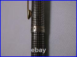 Parker 75 Sterling Silver Cap Actuated Ballpoint Pen / New In Box / France