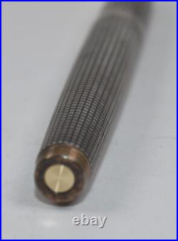 Parker 75 Sterling Silver Cap & Barrel Felt Tip Pen