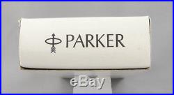 Parker 75 Sterling Silver Cisele & Gold Rollerball Pen in Box 1986 France