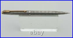 Parker 75 Sterling Silver Cisele Mechanical Pencil Flat Tassie 0.5mm Leads