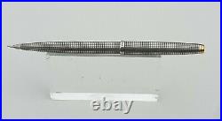 Parker 75 Sterling Silver Cisele Mechanical Pencil Flat Tassie 0.5mm Leads