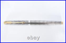 Parker 75 Sterling Silver Color Fountain Pen 14K Nib XF 585 Limited Edition