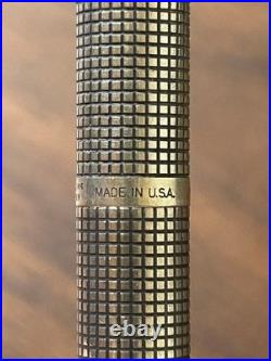 Parker 75 Sterling Silver Color Fountain Pen 14K Nib XF 585 japan