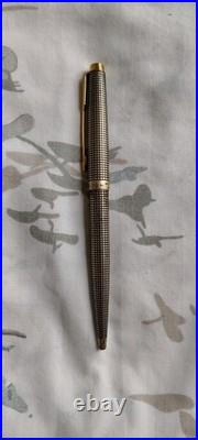 Parker 75 Sterling Silver Dish Top Ball Point Pen Made In France