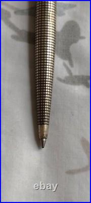 Parker 75 Sterling Silver Dish Top Ball Point Pen Made In France