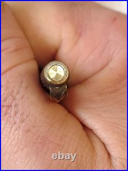 Parker 75 Sterling Silver Dish Top Ball Point Pen USA Made