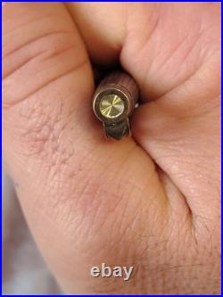 Parker 75 Sterling Silver Dish Top Ball Point Pen USA Made