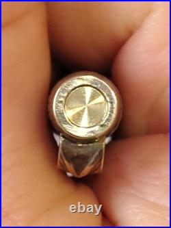 Parker 75 Sterling Silver Dish Top Ball Point Pen USA Made