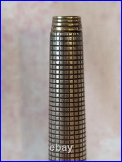 Parker 75 Sterling Silver Dish Top Ball Point Pen USA Made