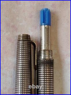 Parker 75 Sterling Silver Dish Top Ball Point Pen USA Made