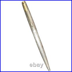 Parker 75 Sterling Silver Dish Top Ballpoint Pen Shizure