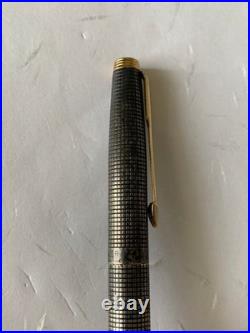 Parker 75 Sterling Silver Fountain Pen 14K F Fine Nib Vintage France