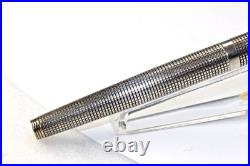 Parker 75 Sterling Silver Fountain Pen With 14k Fine Nib USA Made