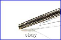 Parker 75 Sterling Silver Fountain Pen With 14k Fine Nib USA Made