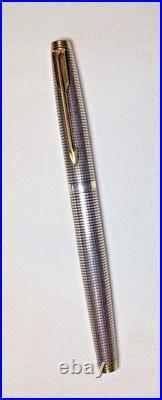 Parker 75 Sterling Silver Rollerball And Ball Pen Excellent Condition