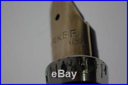 Parker 75 Sterling Silver cisele fountain pen nib 14K 1970s Vintage Retro
