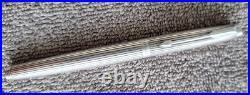 Parker 75 TIFFANY USA Ambassador Sterling Silver Fountain Pen 14K F Nib EXC