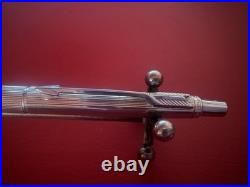 Parker 75 Vintage Ballpoint Pen 70 Francia 925 Sterling Silver Godron