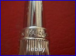 Parker 75 Vintage Ballpoint Pen 70 Francia 925 Sterling Silver Godron
