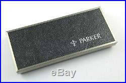 Parker 75 Vintage Classic Sterling Silver Ballpoint & Pencil Set c. 1960 MINT