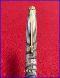 Parker 75 Vintage Fountain Pen Silver 14K XF Sterling Silver No Box F/S Japan