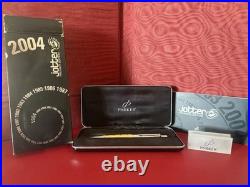 Parker 925 Sterling Silver Premier Anniversary Ballpoint Pen Gold Tone RARE Box