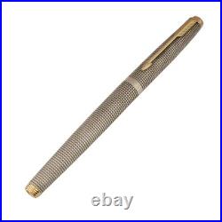 Parker Ciselle Sterling Silver Cap & Barrel Felt Tip Pen