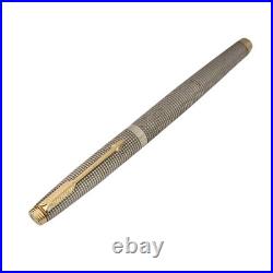 Parker Ciselle Sterling Silver Cap & Barrel Felt Tip Pen