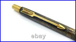 Parker Classic Ballpoint Pen, Sterling Silver Cap & Barrel, Made In Usa, 1970`s