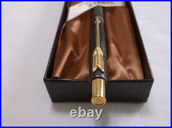 Parker Classic Sterling Silver Ballpoint Pen & Gold Trim / New In Box / USA