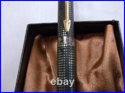 Parker Classic Sterling Silver Ballpoint Pen & Gold Trim / New In Box / USA