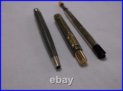 Parker Classic Sterling Silver Ballpoint Pen & Gold Trim / New In Box / USA