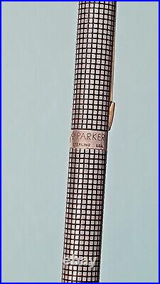 Parker Classic Sterling Silver Ballpoint Pen Pencil Set Made in USA