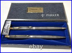 Parker Classic Sterling Silver Ballpoint+Pencil Set