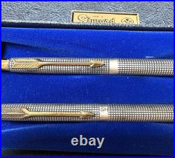 Parker Classic Sterling Silver Ballpoint+Pencil Set