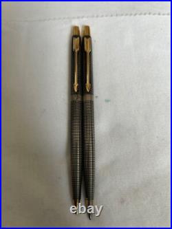 Parker Classic Sterling Silver Ballpoint+Pencil Set